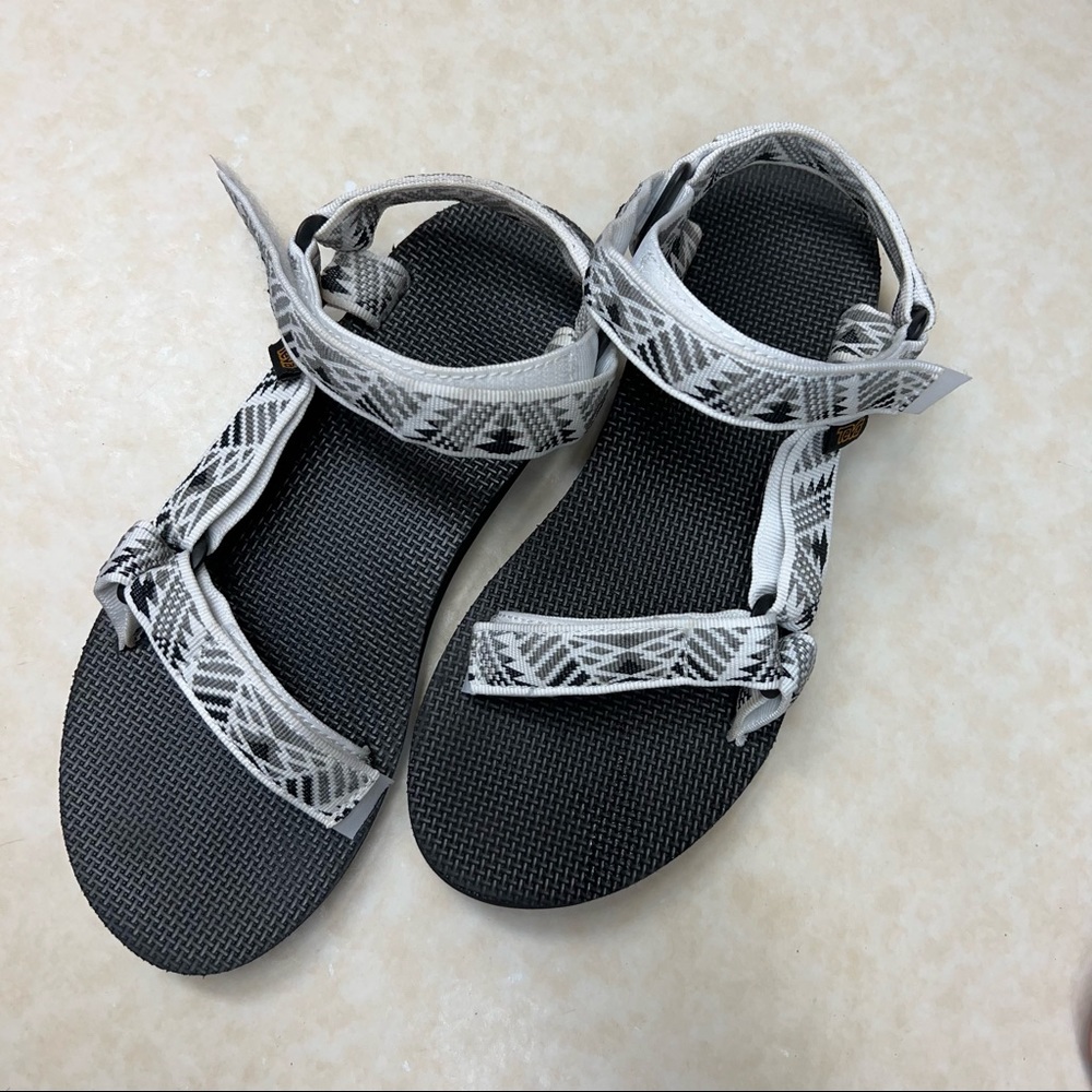 Teva Black and White Sandals